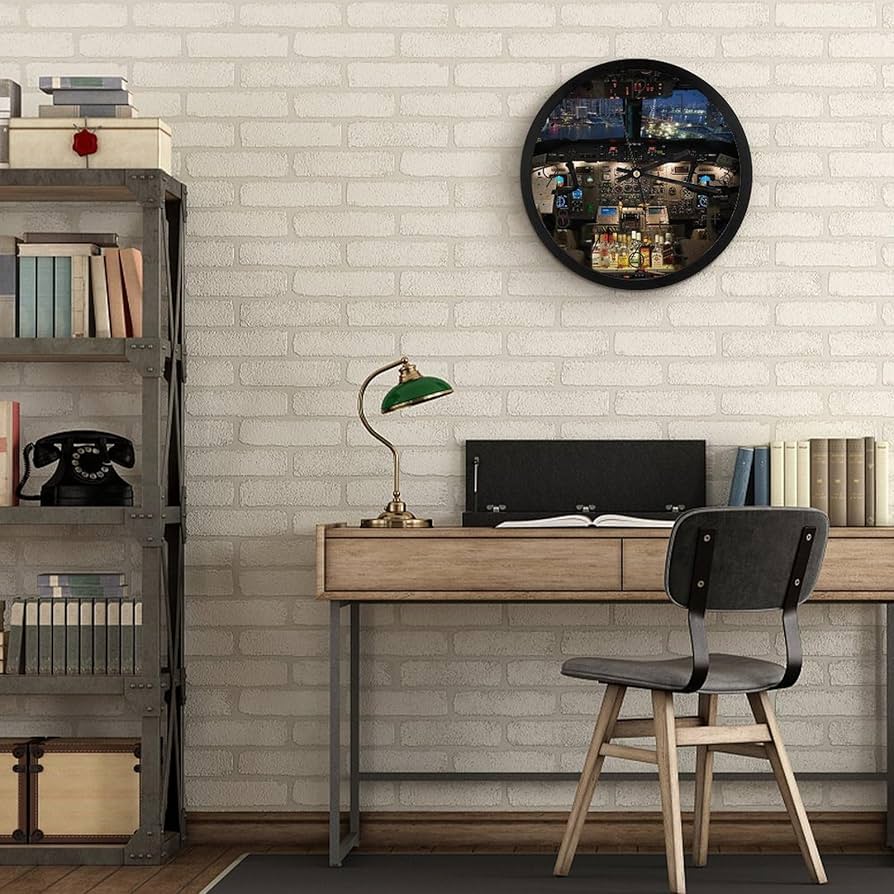 掛け時計　飛行機　海外購入　大きめ 51xmwkHYL8L._UF894,1000_QL80_.jpg