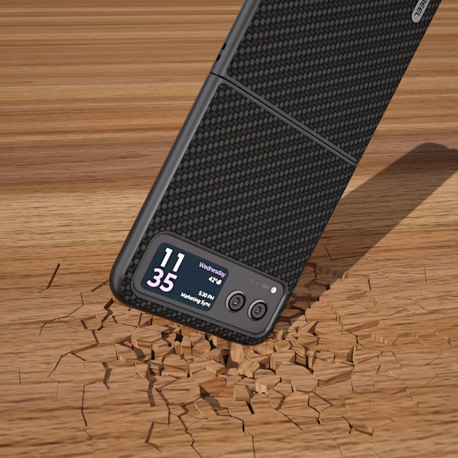 GIOPUEY Case Compatible With Motorola Razr 40 Ultra, PU Leather