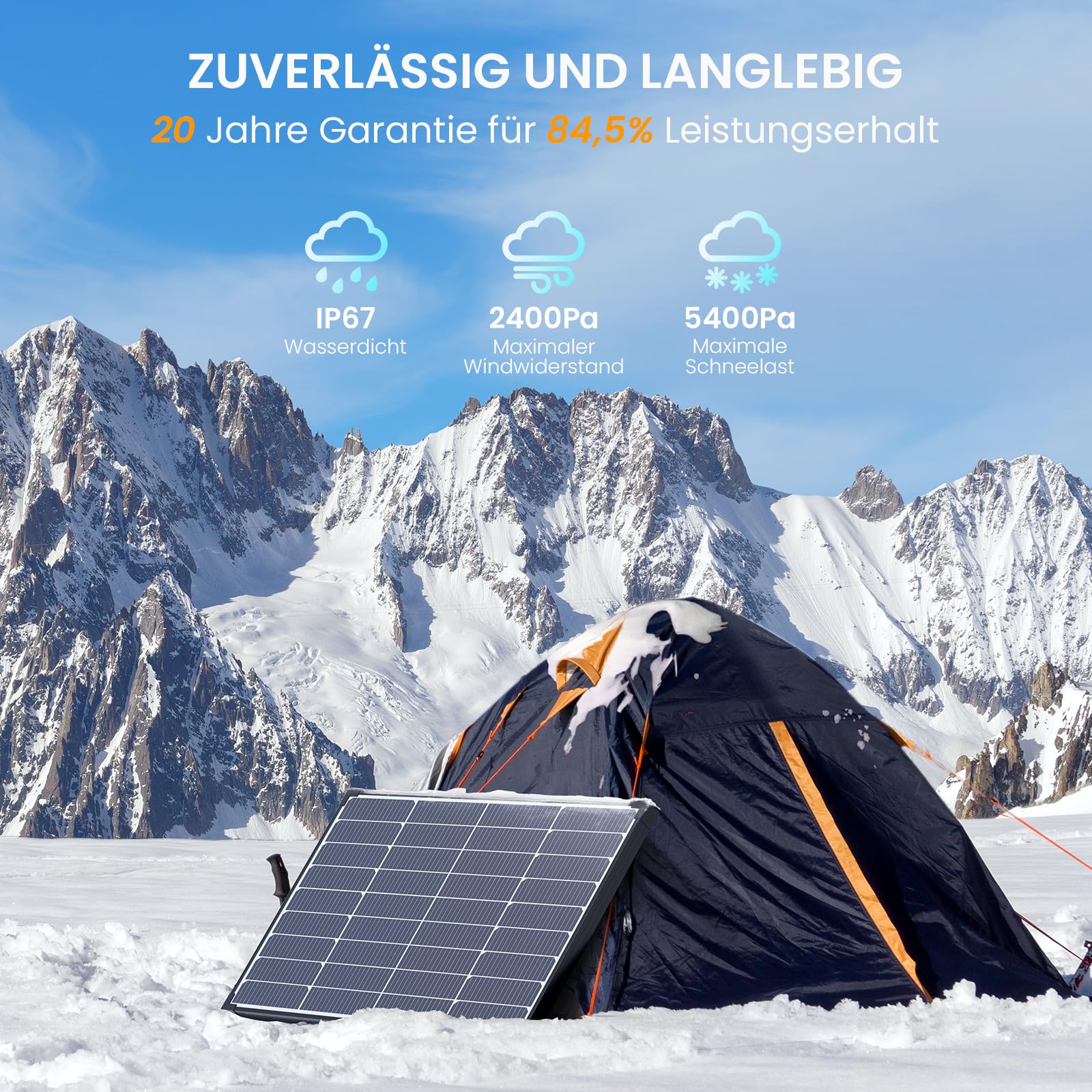 N-Type 16BB 55W Monokristalline Solarmodule, Callsun 55W Solarpanel,25% Wirkungsgrad,3.2mm Glas,Ideal für 12V Batterie,Wohnmobil, Gartenhäuse, Boot (Halterung nicht enthalten)