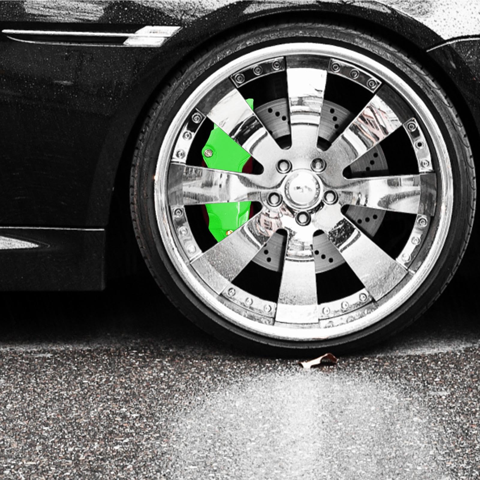 Brake Cover - Cover | Sturdy Brake Cover | Car Brake Cover | 2pcs Three-dimensional Sturdy Brake Cover Cover | Decorative Brake Covers Protector Set