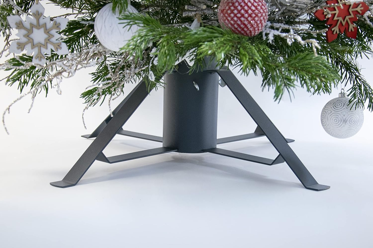7411 Tree Stand 70 x 70 x 23 cm Hammered Grey