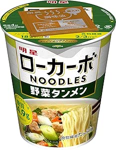 明星 ローカーボNOODLES 野菜タンメン 57g ×12個