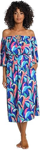 Miniatura 3 de La Blanca Vestido midi para cubrir el traje de baño para mujer