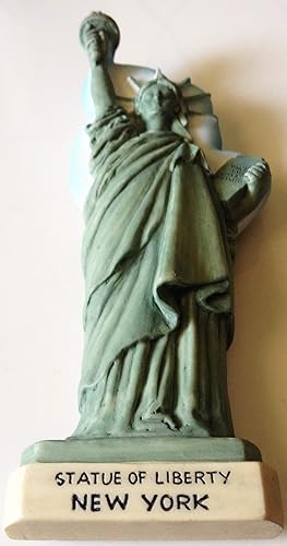 Miniatura 2 de Tiny The Statue of Liberty en Nueva York, Estados Unidos de América América del Norte Atracciones turísticas Resina Imán para refrigerador Regalo de