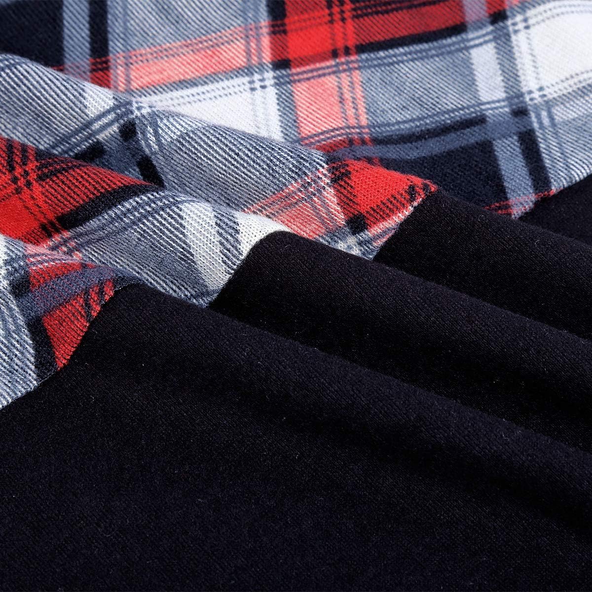 Quinee Women's Long Sleeve Plaid Colorblock Nursing Pullover Hoodie Sweatshirts - Image 8