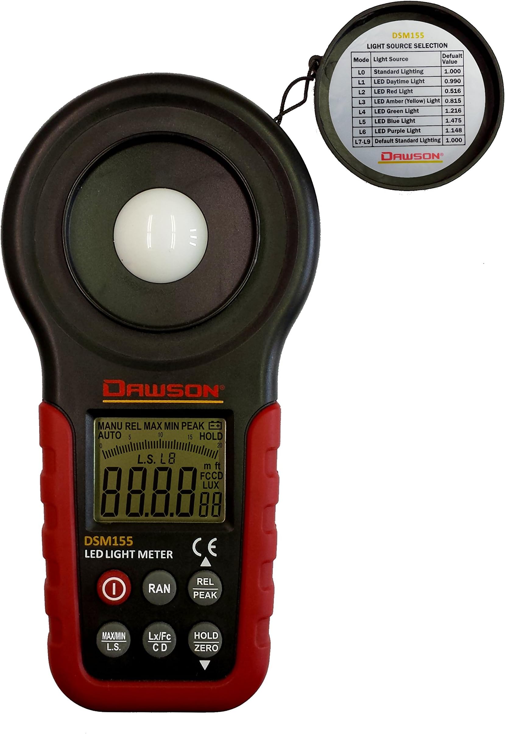 Dawson DSM155 Digital LED Light Meter