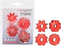 Vista 7 de California Exotic Novelties Basic Essentials - Potenciadores de Tpr súper elásticos, transparente