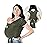 KeaBabies Baby Wrap Carrier Ring Sling - Easy to Wear, Adjustable D-Lite Baby Carrier Newborn to Toddler, Infant Carrying Shirt, Hands Free Bonding, Breathable Fabric Wearing Wrap (Forest)