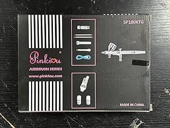 Amazon.co.jp: Pinkiou エアブラシ スプレーガンセット ハンド