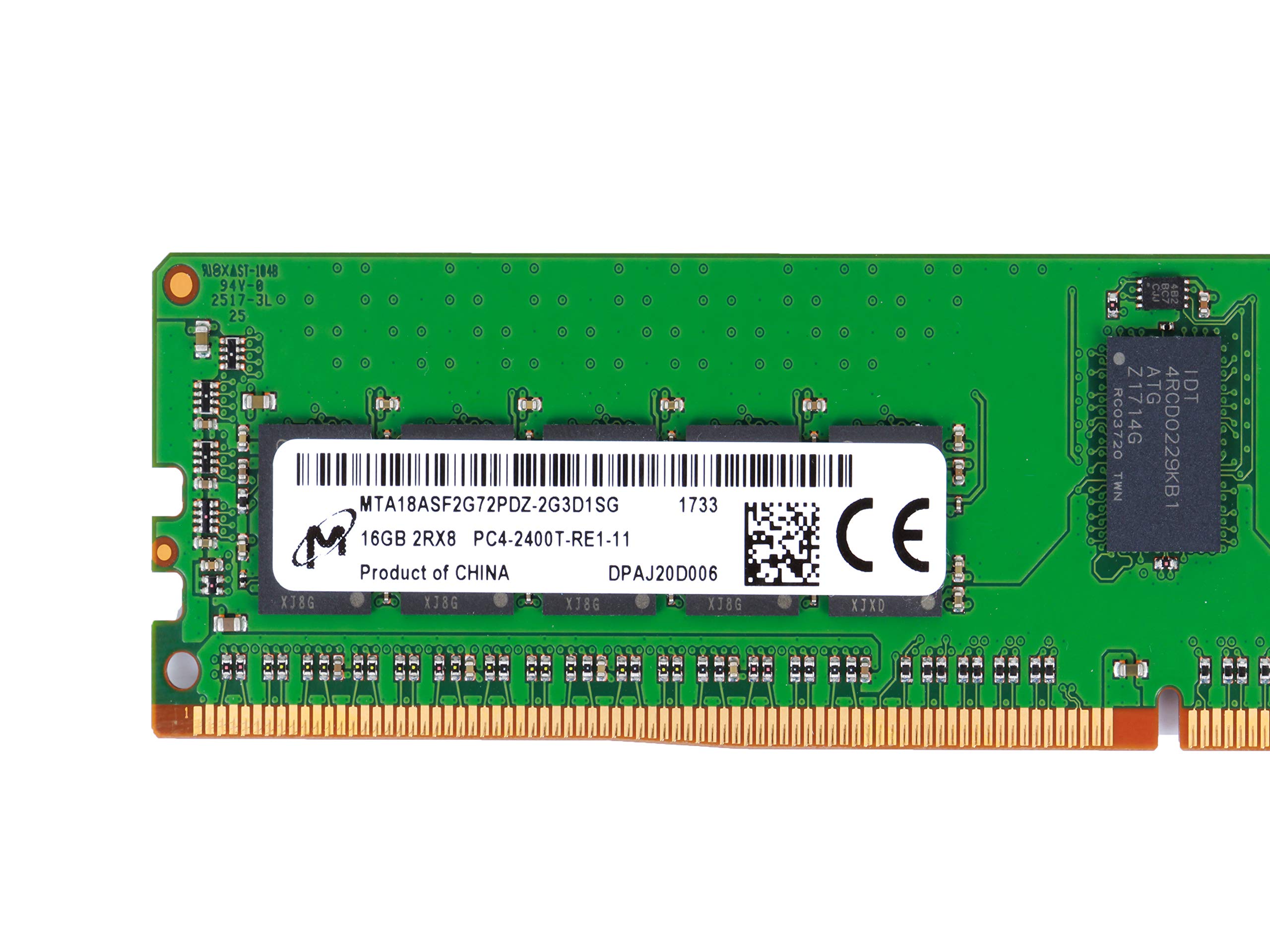 Amazon | MICRON 16GB PC4-2400T-R Registered ECC 2RX8