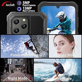 OSCAL スマートフォン 7GB+32GB OSCAL Rugged Phone, S70(NEW) 7GB+32GB/1TB TF, 6580mAh, 13MP+