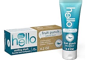 Smiling Shark Hello Blue Raspberry Kids Toothpaste