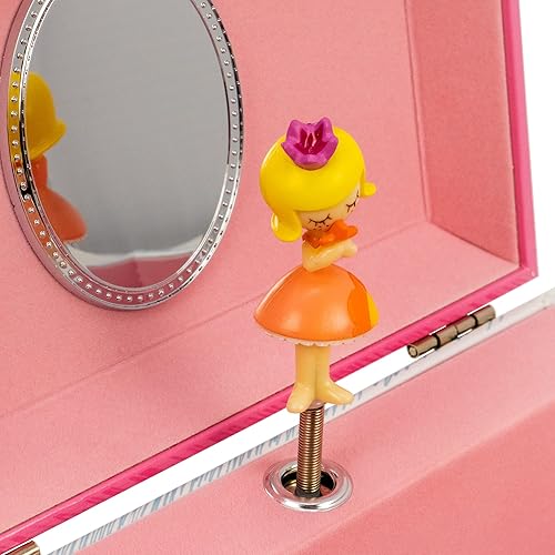 Miniatura 7 de Joyero musical de princesa con simpática reliquia de dragón con collar de mariposa