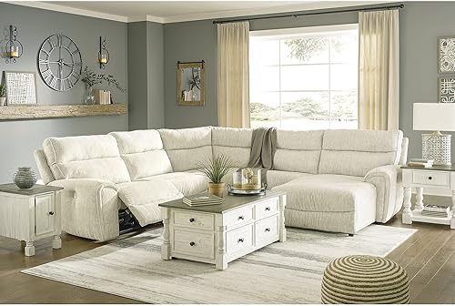 Miniatura 9 de Signature Design by Ashley Havalance - Mesa auxiliar de silla casual, puerto de carga USB doble, estante fijo, madera de pino, 16 pulgadas de ancho