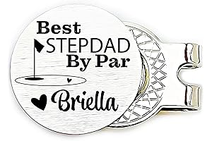 Bonus Dad Gift For Stepdad: Personalized Stepdad Golf Ball Marker