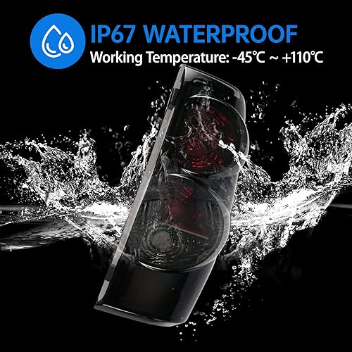 Miniatura 8 de GORWARE Conjunto de luces traseras compatible con Chevy Silverado 1500 2500 3500 y 99-02 GMC Sierra 1500 2500 3500 y 99-02 GMC Sierra 1500 2500 3500