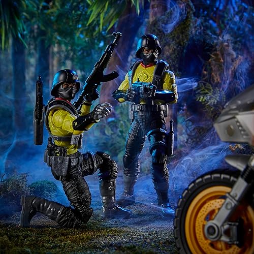 Miniatura 8 de G.I. JOE Figura de oficial de la Patrulla de Python de 6 pulgadas de la serie clasificada 2023