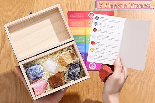 Miniatura 3 de ZHIYUXI Cristales y piedras curativas, 7 piedras de chakra, cristales curativos, cristales crudos, colección de rocas, accesorios de meditación,