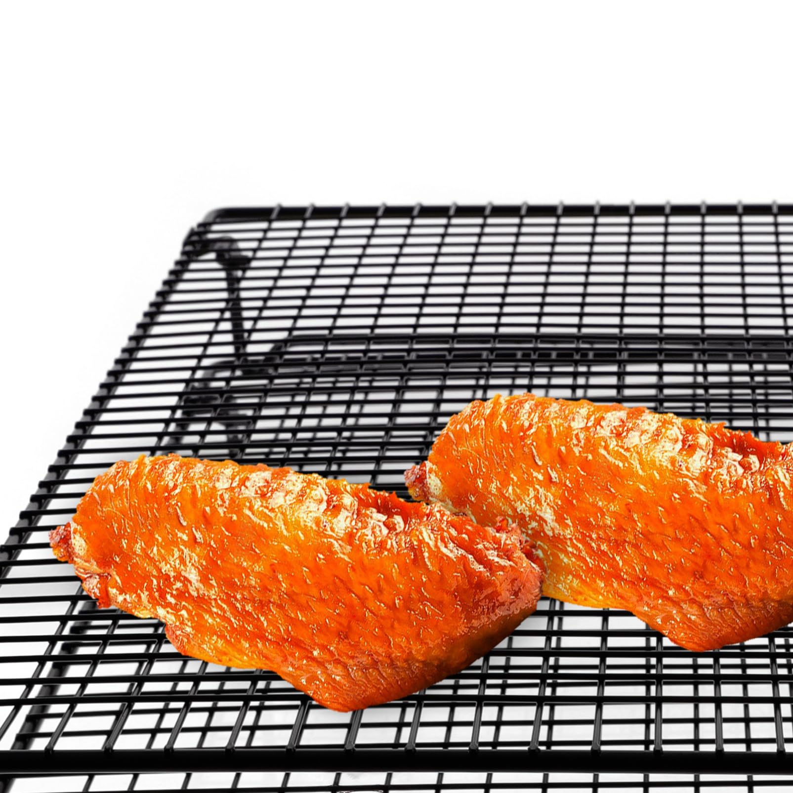 COLLBATH Abkühlgitter für Plätzchen Aus Karbonstahl 2-lagiges Backgitter Klappdesign Zur Einfachen Aufbewahrung Drahtgitter Zum Kochen