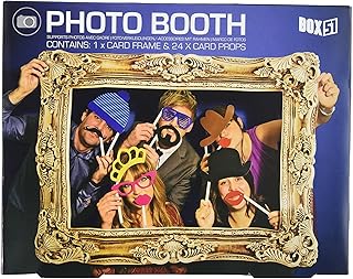 Flashpoint AG Photo Booth / Foto Requisite / XXL Bilderrahmen mit 24 witzigen Accessoires