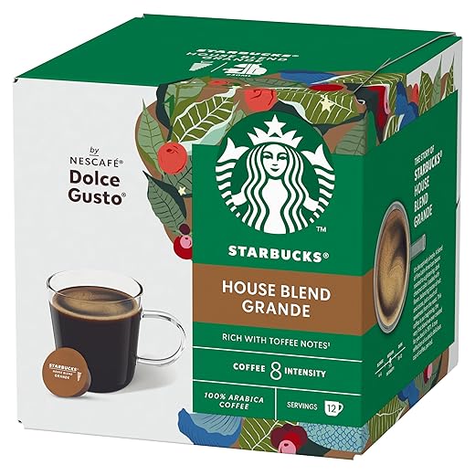 House Blend Grande Starbucks 12 Cápsulas Nescafé Dolce Gusto ·