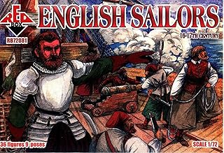 Red Box 72081-1/72 - English Sailors, 16-17 Century Figures Plastic Model Kit