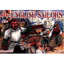 Redbox 72081-1/72 - English Sailors, 16-17 Century Figures Plastic Model Kit