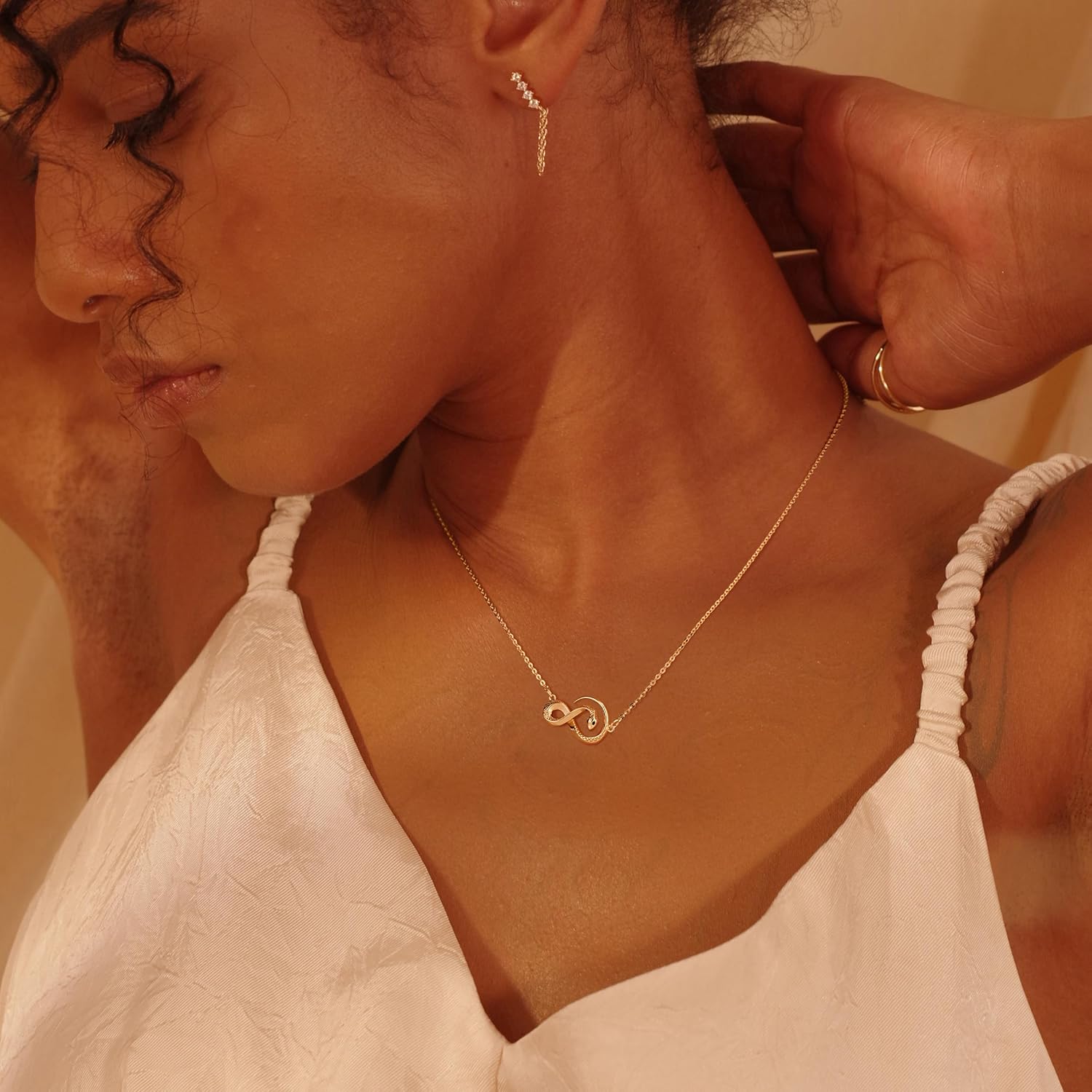 Fettero Animal Necklaces for Women Gold Plated Necklace Butterfly Bird Cat Elephant Snake Bull Pendant Necklace Dainty Chain 14K Gold Plated Minimalist Simple Cute Jewelry - Image 2