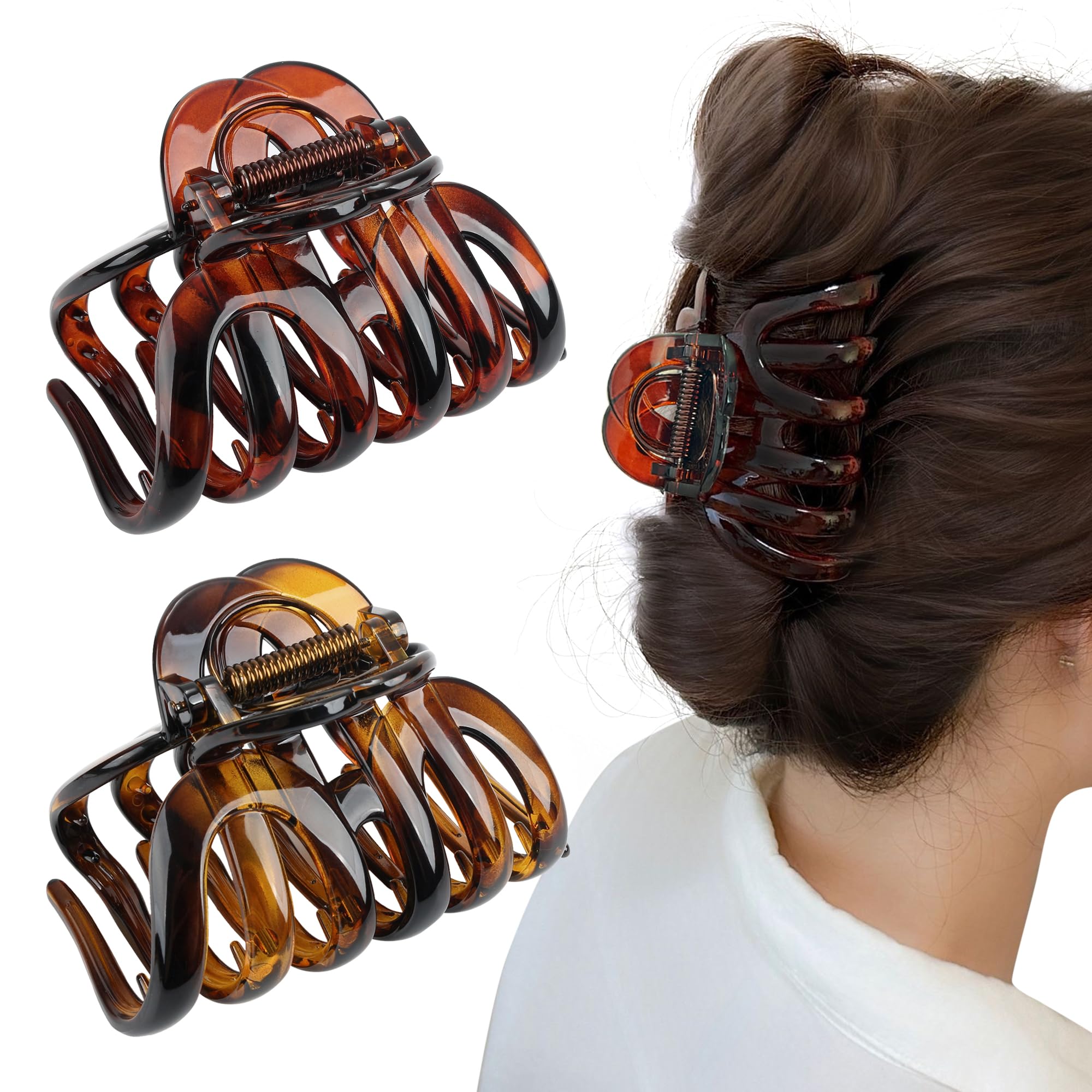 Amazon.com : Large Octopus Hair Claw Clips for Thick Hair  display picture 2