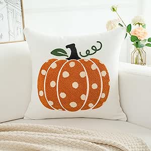 Fall Flowers Throw Pillow Cover 12x20 Inch, Seasonal Autumn Floral Thanksgiving Harvest Cushion Case Decoration For Sofa Couch