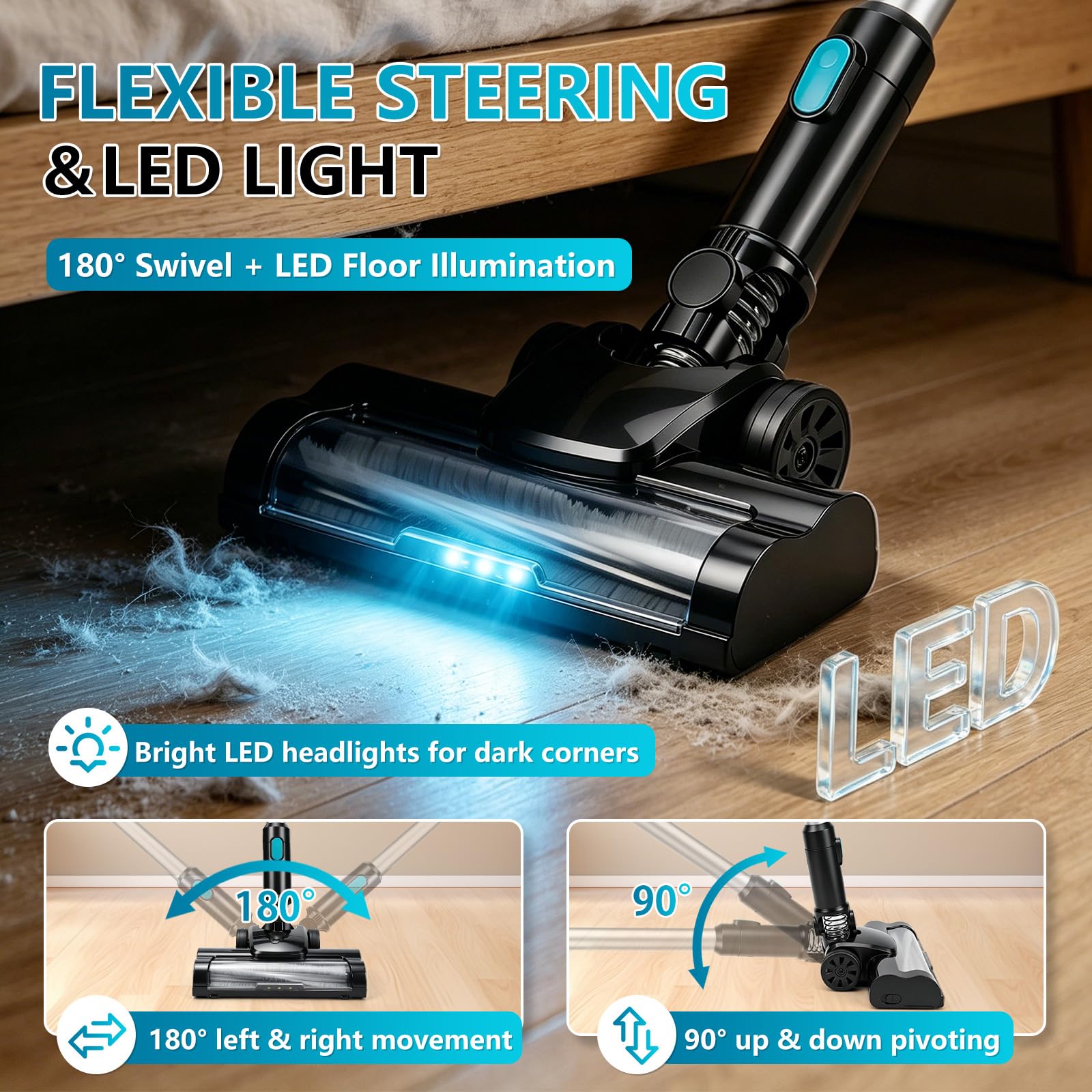 Roadtime 16000Pa Aspiradora inalámbrica 3 en 1 para Makita 18V(sin batería) | 150 Waspiradora de mano, 0,8 L aspiradora de mano, aspiradora sin escobillas, limpiador de vacío