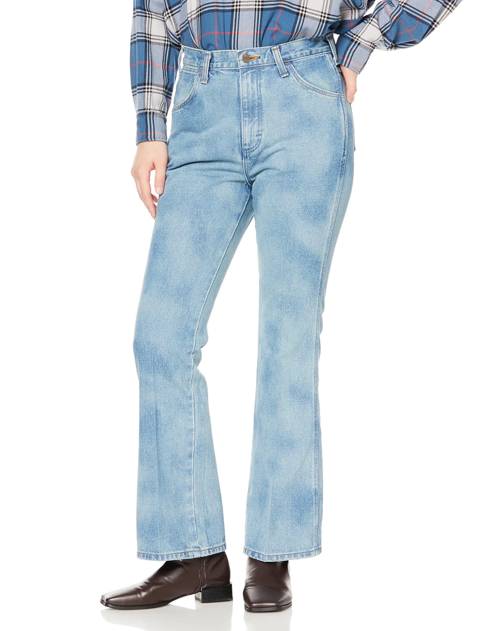 未使用 ラングラー フラッシャー USA製 ヘビーウエイト フレア デニムパンツ Wrangler ジーンズ Wrangler/ラングラー BUSH FLARE フレア