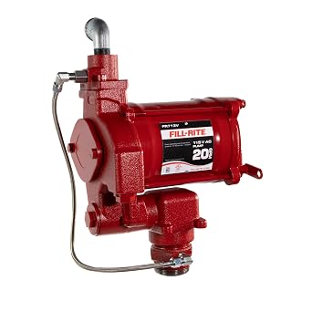 Fill-Rite FR713V 115V 20 GPM Fuel Transfer Pump w/AST Remote | Gasoline, Diesel, Kerosene, Ethanol Blends, Methanol Blends & Biodiesel up to B20
