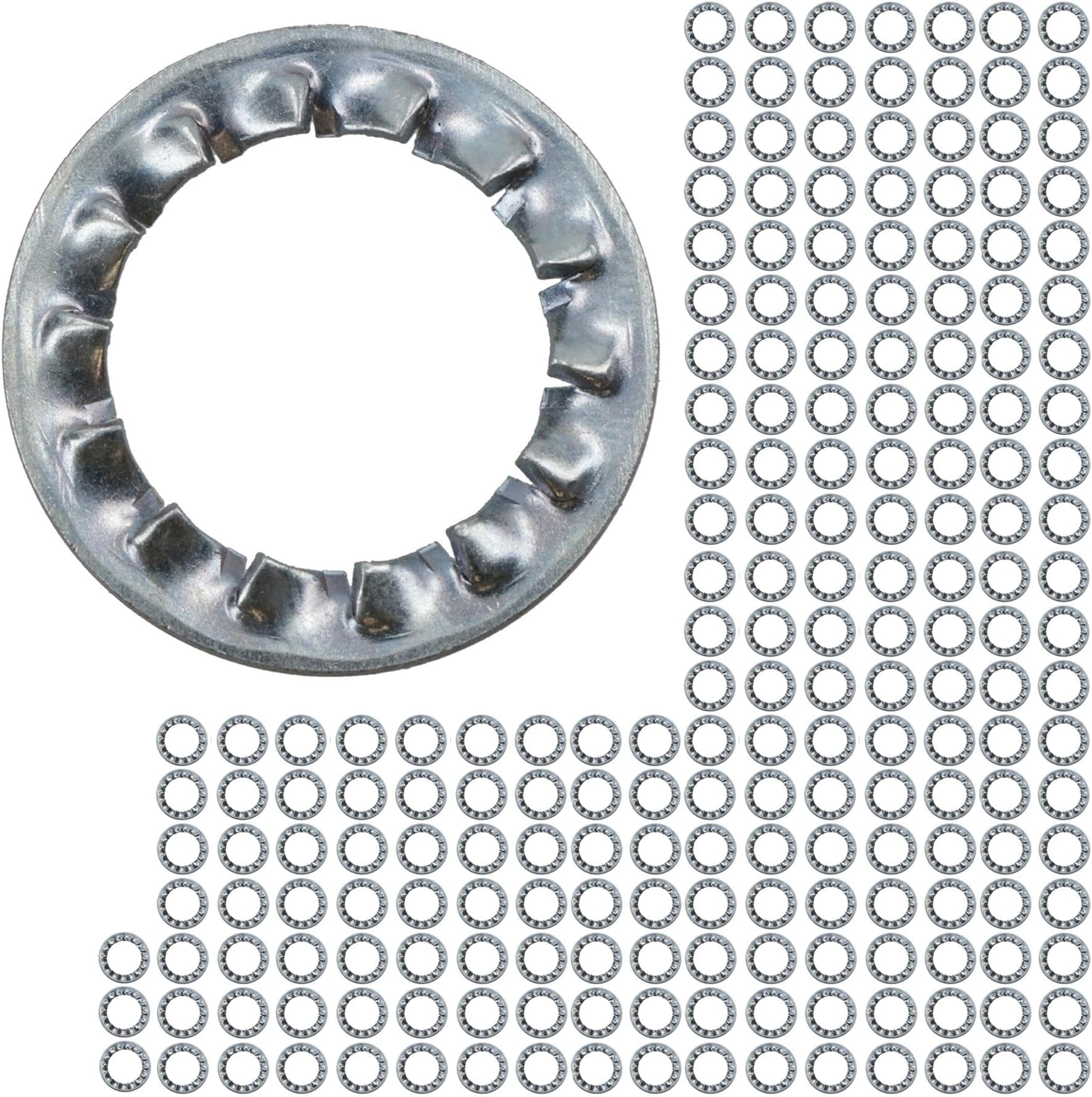 16mm M16 Internal Shake Proof Washers Lock Bolt Washer Serrated Teeth 200pk
