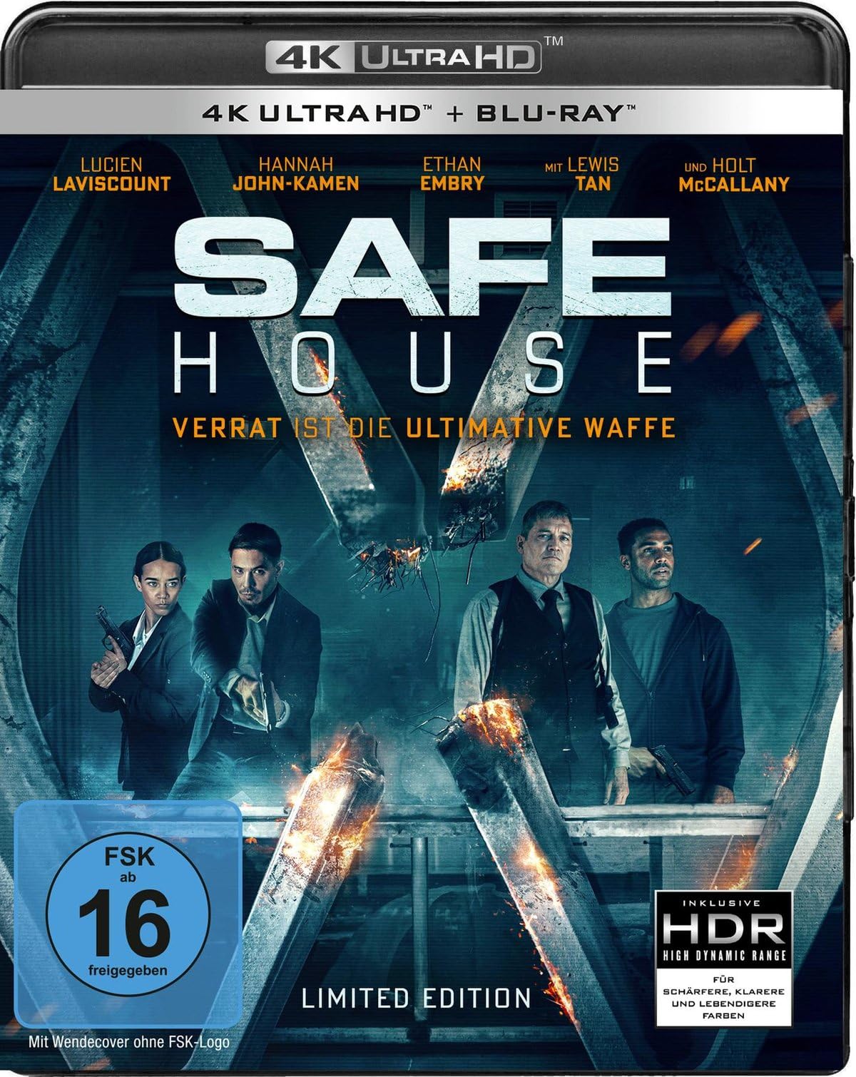 Safe House 4K Ultra HD disco bluray para noche de cine familiar y maratón de acción los fines de semana
