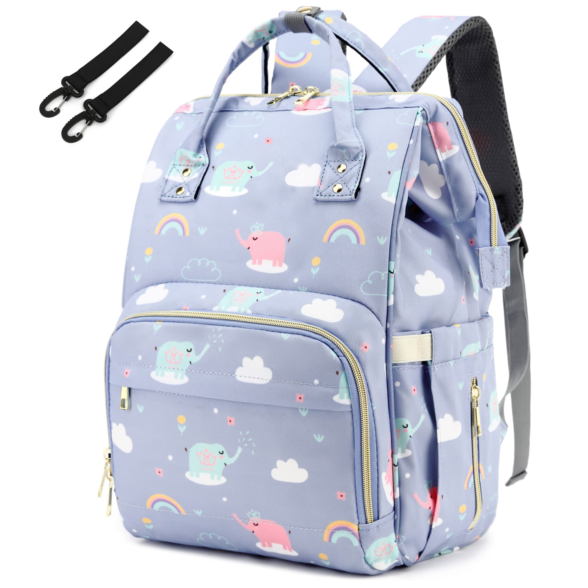 Bolsa de pañales para bebé (azul)