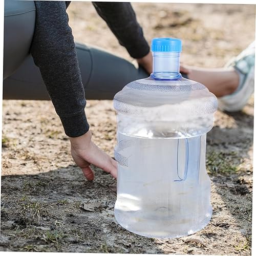 Miniatura 8 de Kisangel Botellas de agua de plástico transparente Recipiente transparente Cubos plegables Jarra de agua de campamento, jarra de agua de viaje,