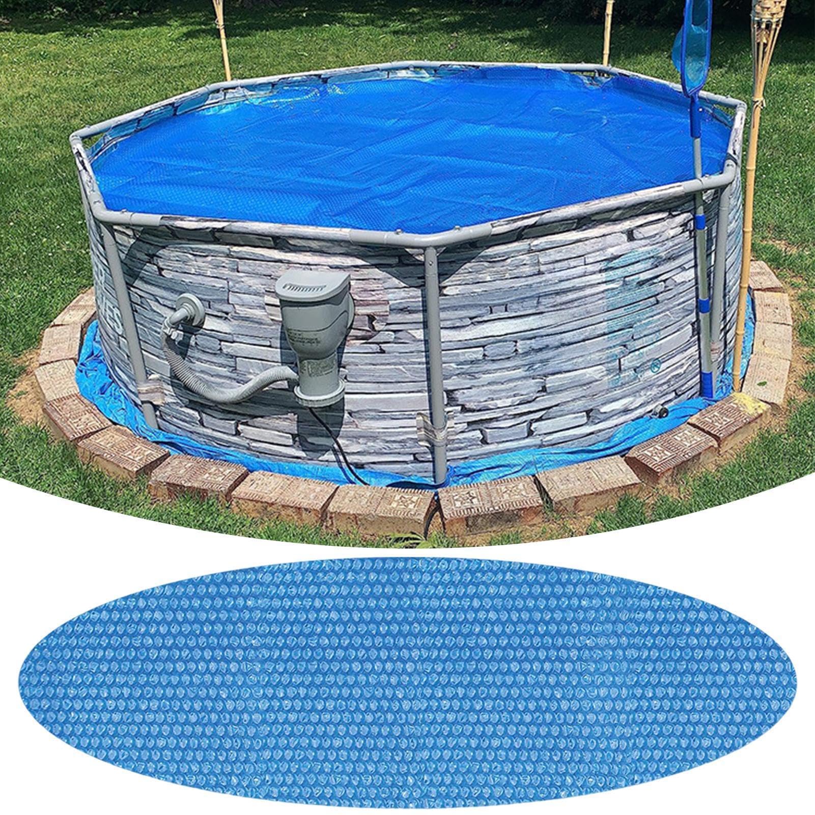 Copertura Piscina Rotonda Telo Solare Termico Pieghevole