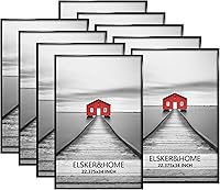 Vista 12 de ELSKER&HOME Juego de 3 Marcos para Póster 18x24, Marco de Fotos Blanco para Montaje en Pared Horizontal o Vertical, Resistente y a Prueba de Arañazos