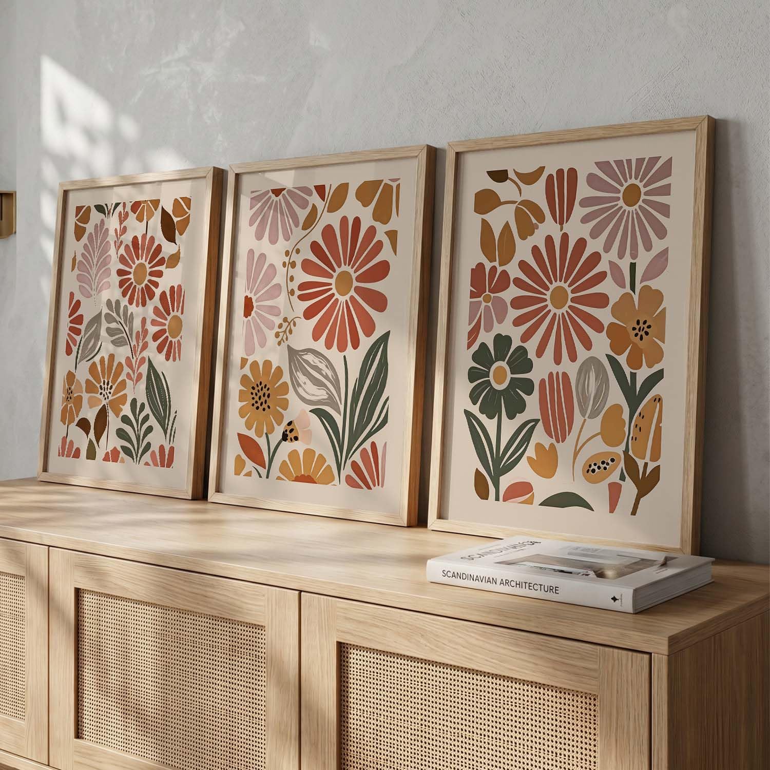 Minimalist Boho Wall Art - Set of 3 Prints -21 Minimalist Boho Wall Art - Set of 3 Prints -21