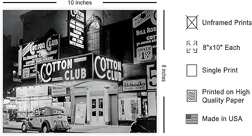 Miniatura 2 de Poster Master Póster de viaje vintage, estampado retro de Cotton Club New York, arte de Nueva York, regalo para amantes de los viajes, propietario