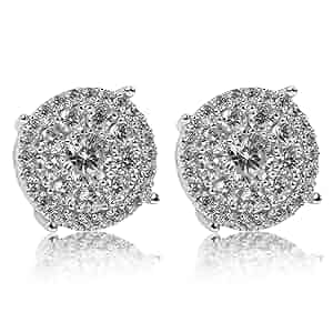 ●TATIANA● Silver 925 Bulky Emblem Circle One-Touch Earring Amazon.com: JADENOVA 925 Sterling Silver Cubic Zirconia Stud