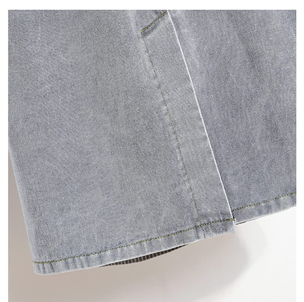 Rock Damen,Damen Maxirock Blau Elastischer High Waist Splicing Jeansrock Mit Schlitz Mit Taschen Reißverschluss A-Linie Hochwertige Mode Lange Röcke Für Mädchen Damen,L