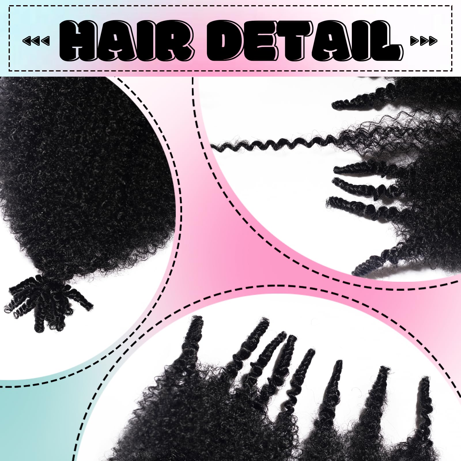 Springy Afro Twist Marley Braiding Hair - Pre Fluffed, 350#, 24 inch (Pack of 3), 24 inch(Pack of 3) - Image 4
