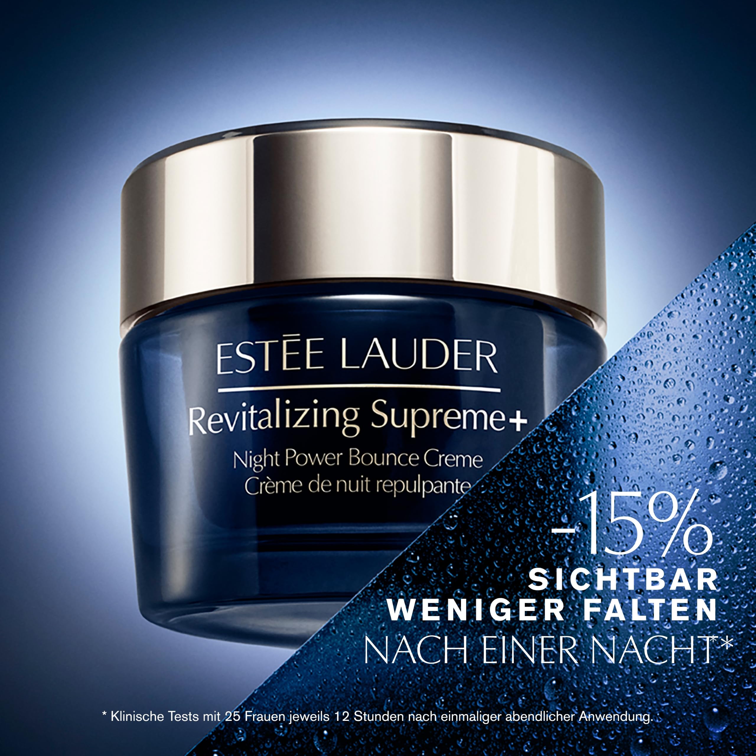 Estée Lauder Revitalising Supreme+ Night Power Bounce Cream | Nachtcreme mit Peptiden | Wirkt sichtbarem Kollagenverlust entgegen | Für straffere, geliftete Haut, 50ml