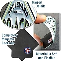 Vista 7 de Imán con diseño de mapa de estado, Complete State Map Magnet Collection