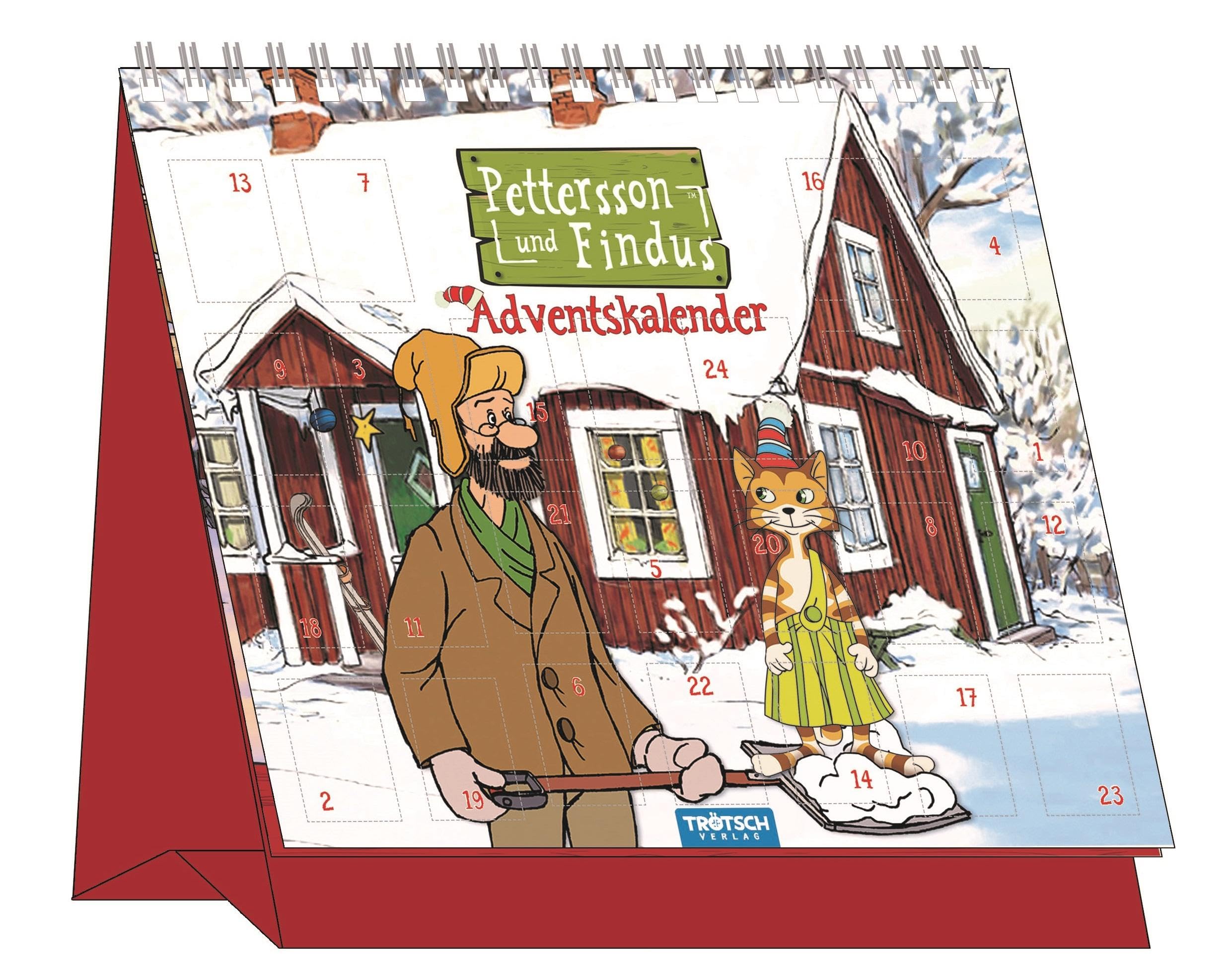 Adventskalender "Pettersson und Findus": Aufstelladventskalender