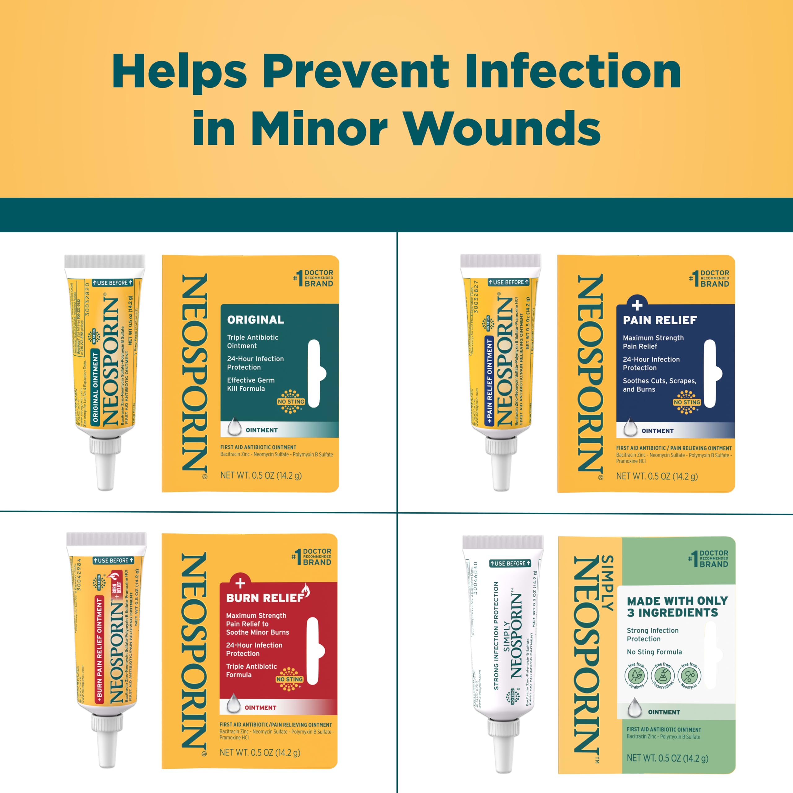 Neosporin + Pain Relief Dual Action Triple Antibiotic Ointment, 1 oz — Amazon image 5