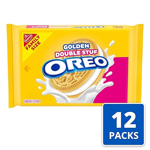 Miniatura 136 de OREO Galletas de sándwich de chocolate con crema sabor a chips de Java tamaño familiar, 17 onzas
