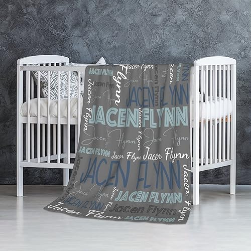 Miniatura 71 de Dr.TOUGH Mantas personalizadas para niños y adultos, manta personalizada con nombre para niños, manta con monograma con nombres personalizados